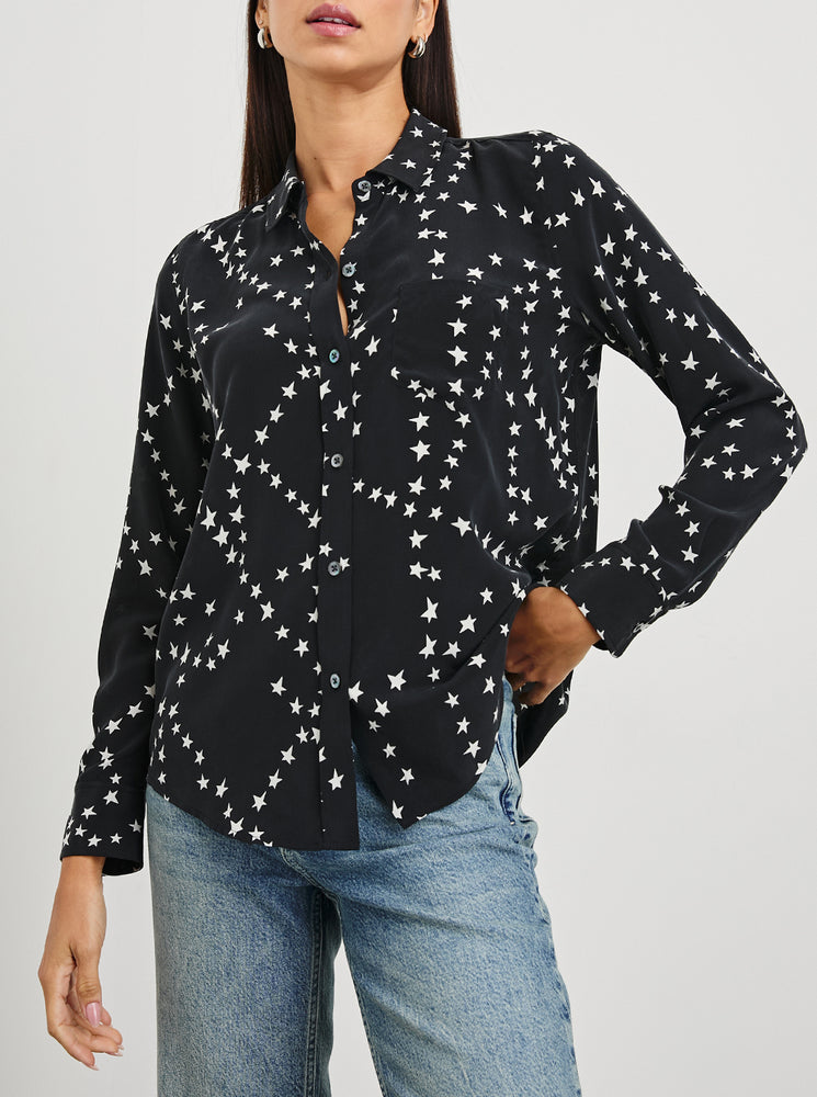 Kate Shirt - Black Star Chain