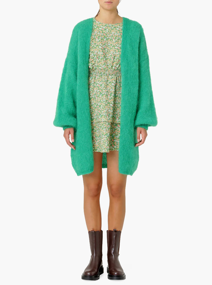 Lee Midi Cardigan - Emerald Green