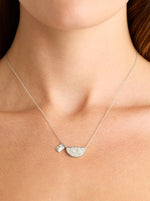 Sterling Silver Lotus and Little Buddha Necklace