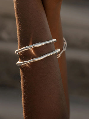 Sterling Silver Lover Cuff