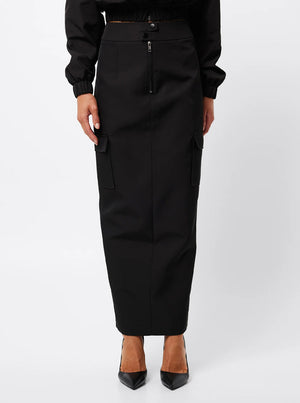 Shortcut Midi Skirt - Black