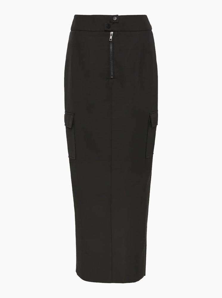 Shortcut Midi Skirt - Black