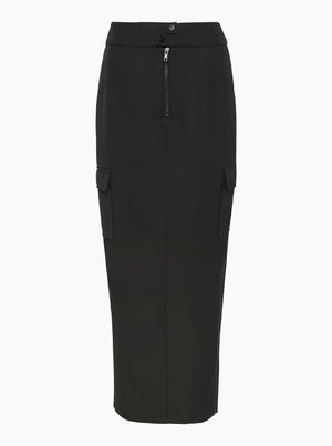 Shortcut Midi Skirt - Black