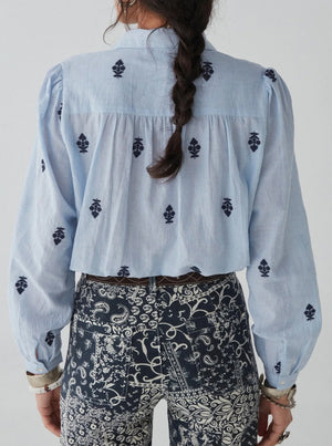 Marianne Blouse - Light Oxford