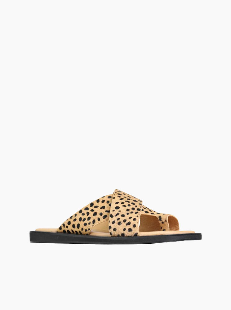 Mishk Slides - Cheetah Ponyhair