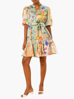 Nella Mini Shirt Dress - Multi