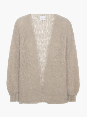 Olivia Mohair Cardigan Without Lurex - Beige