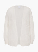 Olivia Mohair Cardigan Without Lurex - White