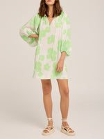 Sangria Dress - Pistachio Eden Print