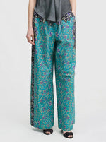 Papili Pant - Turquoise/Black