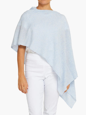 Cashmere Topper - Periwinkle