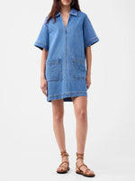 Romeo Denim Dress - Blue