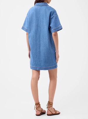 Romeo Denim Dress - Blue