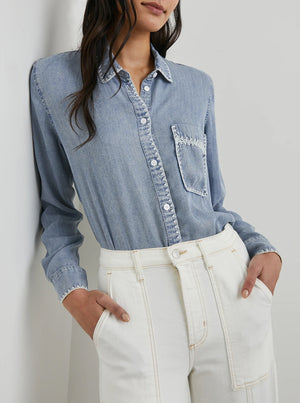 Saya Shirt Medium - Cloud Wash