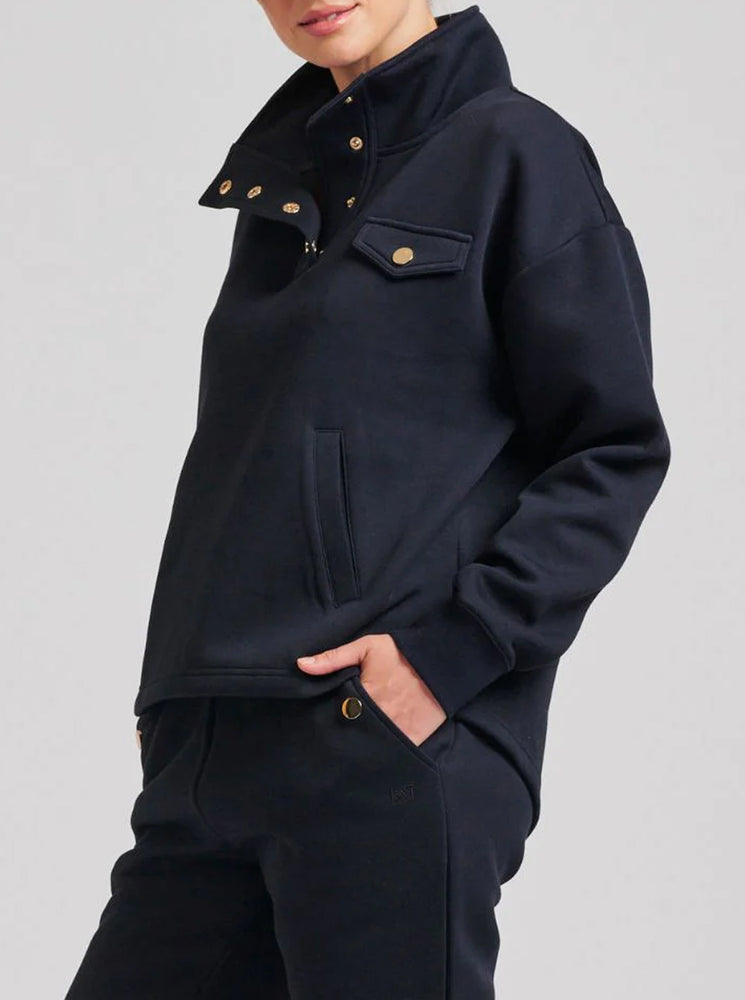 Lux Suba Pullover Sweatshirt - French Navy