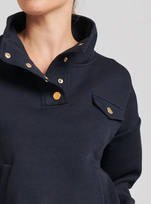 Lux Suba Pullover Sweatshirt - French Navy