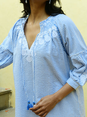 Symi Blouse - Blue