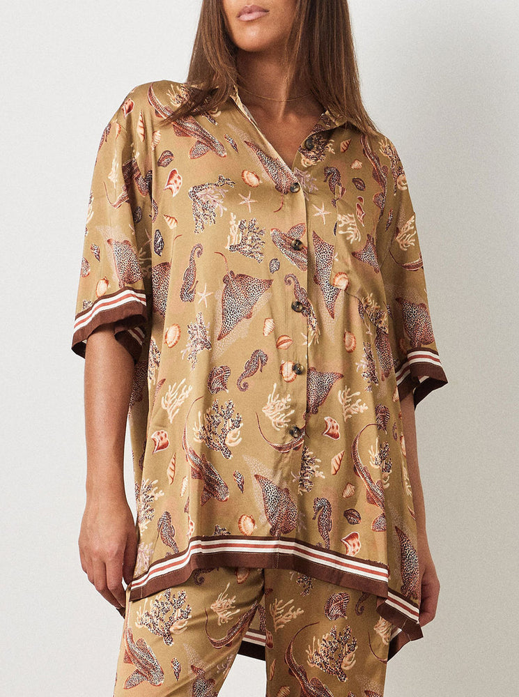 Ningaloo Shirt - Sealife Khaki