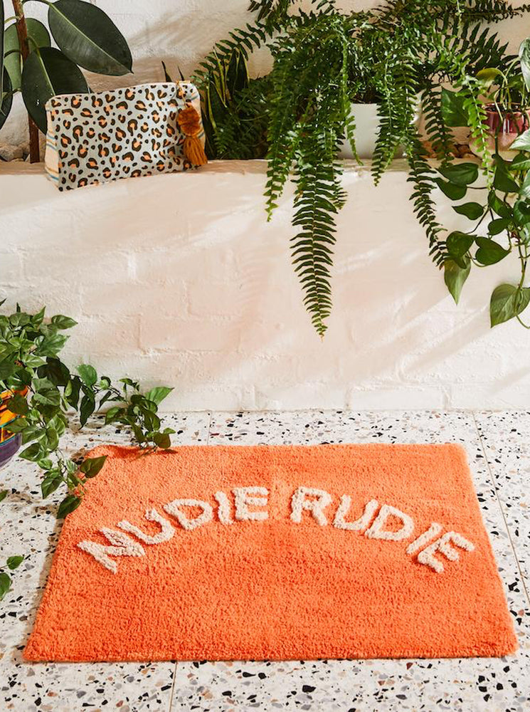 Tula Nude Bath Mat - Tangerine