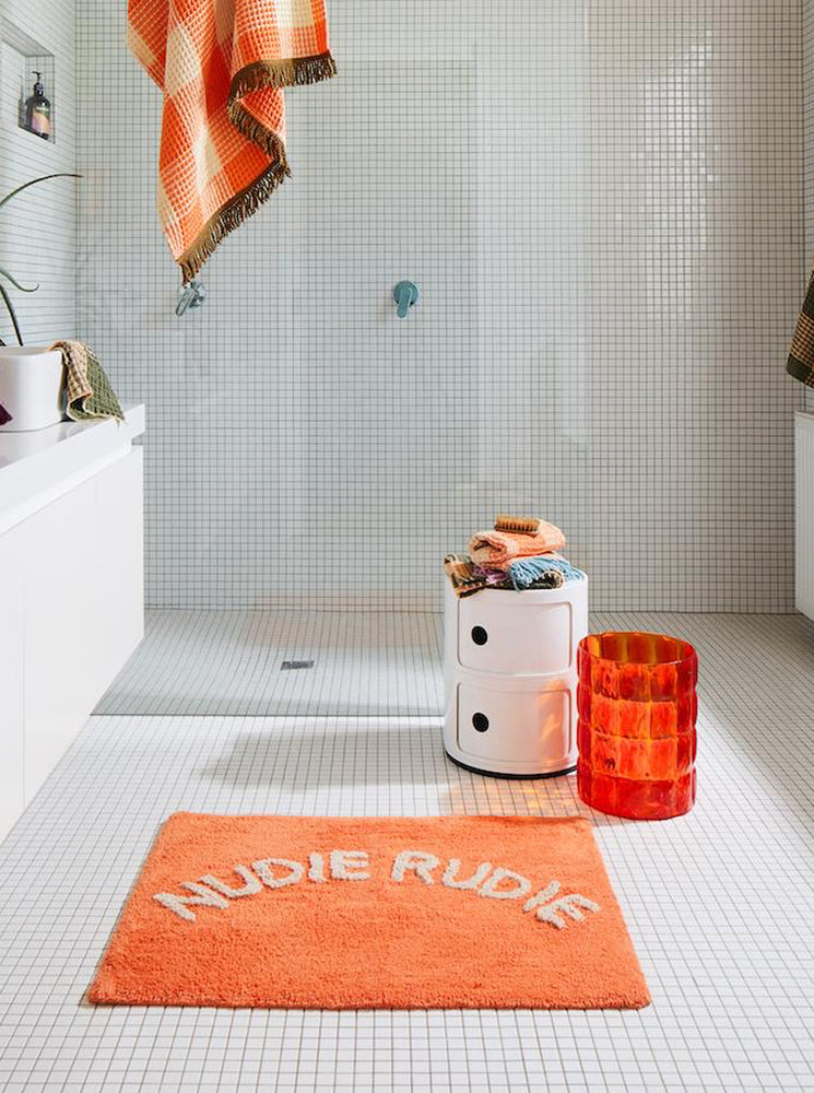 Tula Nude Bath Mat - Tangerine