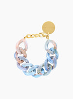 Flat Chain Bracelet - Sea Wave