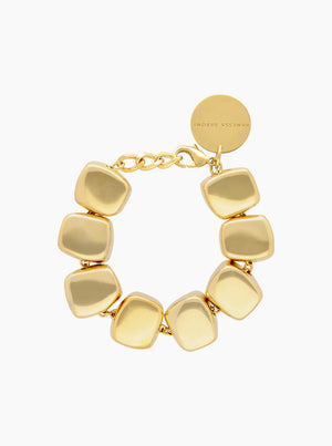 Organic Shaped Bracelet - Gold