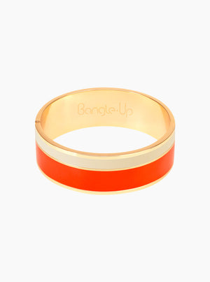 Vaporetto Bracelet - Orange Tangerine/Sand White