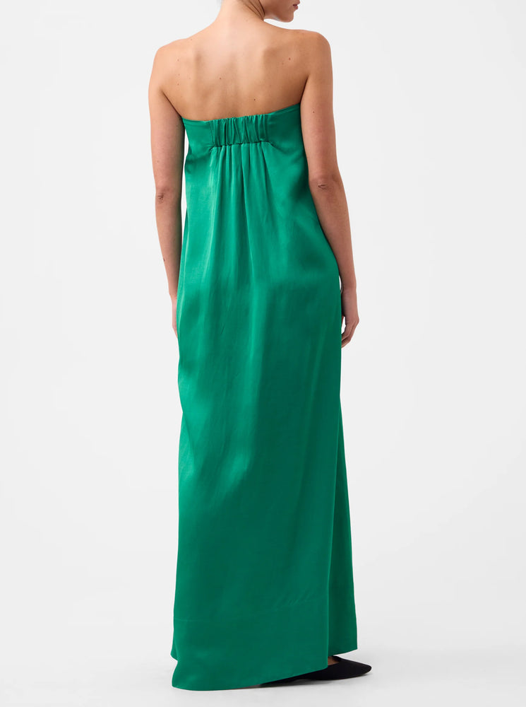 Willow Strapless Dress - Emerald