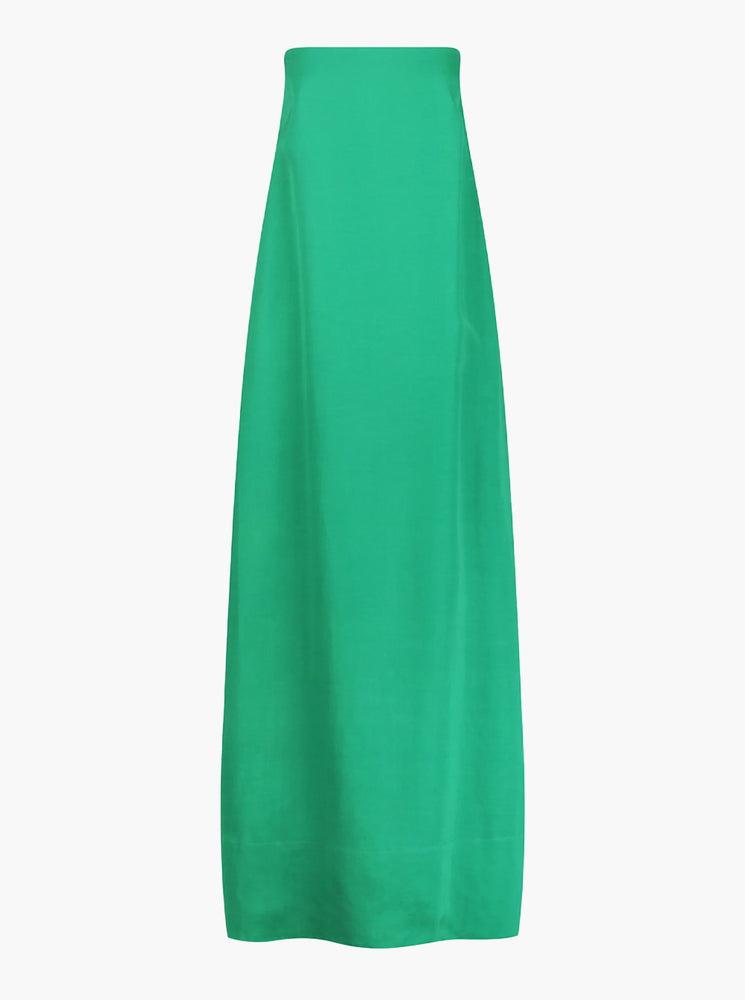 Willow Strapless Dress - Emerald