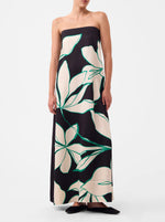 Willow Strapless Dress - Print