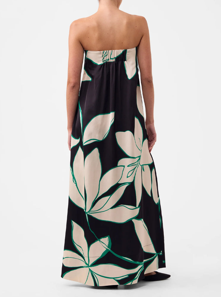 Willow Strapless Dress - Print