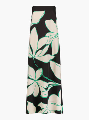 Willow Strapless Dress - Print